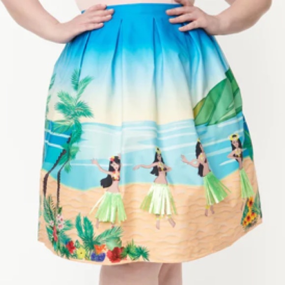 Unique Vintage Hula Girl Skirt - Picture 5 of 9